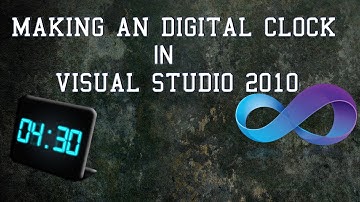 Making an digital clock in visual studio 2010