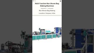 🔥 FOR SALE – Blue Print Line Multi-Function Non-Woven Bag Making Machine @Machinedalal
