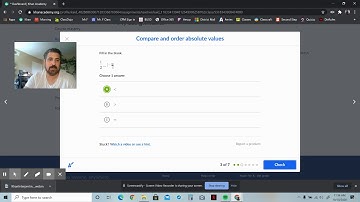 Khan Support: Compare and Order Absolute Value