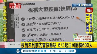 新北市長侯友宜昨宣布在板橋設置全國首座疫苗接種站 柯文哲不跟進稱:偽陽性高會亂｜記者 周楷｜【LIVE大現場】20210601｜三立新聞台