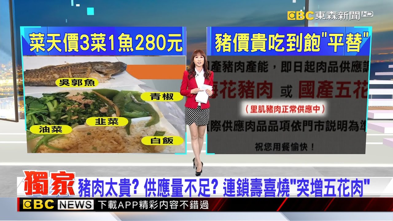 獨家》豬肉太貴？供應量不足？連鎖壽喜燒「突增五花肉」 2025／08／15 【吳宇舒晚報】  @newsebc