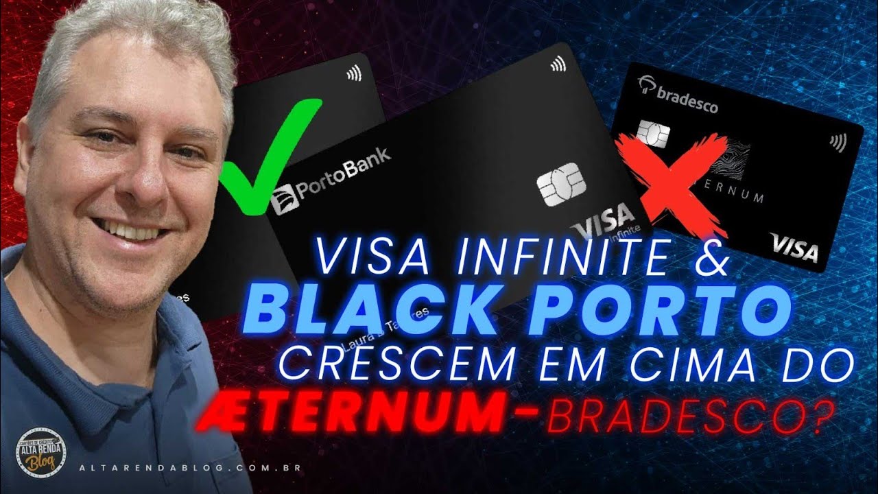 💳PORTO MASTERCARD BLACK E PORTO VISA INFINITE! COM A QUEDA DO AETERNUM VISA INFINITE A PORTO CRESCE?