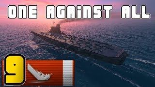 One against all -  Hakuryu 9 KILLS  || World of Warships