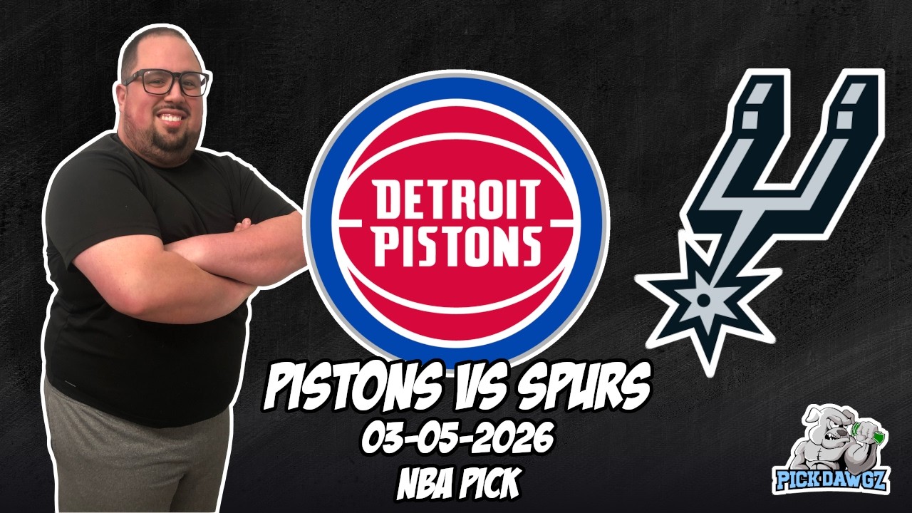 Detroit Pistons vs San Antonio Spurs 3/5/26 NBA Free Picks & Prediction | NBA Betting Tips