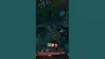 Duck vs rex #pathoftitans#officialserver#dinosarfight#dinosaur#deinocheirus#gaming#gameplay#shorts