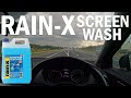 BEST WATER REPELLENT ON THE MARKET? Real life test of Rain-X screen wash. | 4K