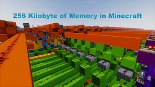 256 Kilobyte of Memory in Minecraft