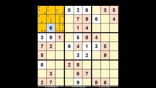 How to Solve Los Angeles Times Sudoku Expert June 19, 2020