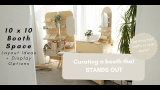 10x10 booth layout Ideas