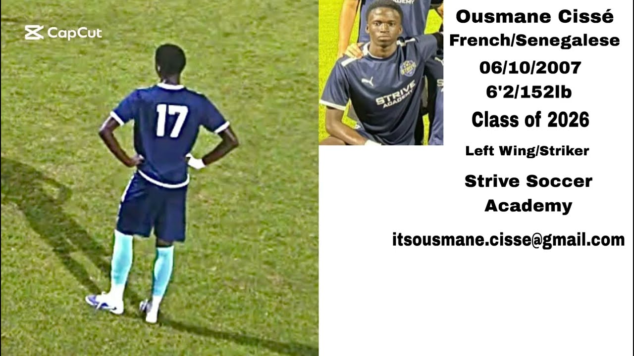 6’2 Winger/Striker Strive Soccer Academy | Match Highlights 2026