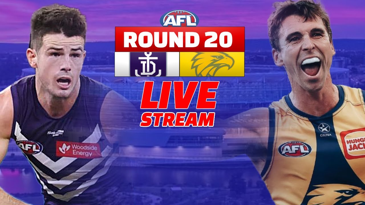 FREMANTLE DOCKERS vs WEST COAST EAGLES 2024 Round 20 AFL Live Stream