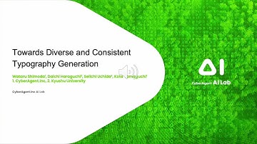 [WACV2024] Towards Diverse and Consistent Typography Generation