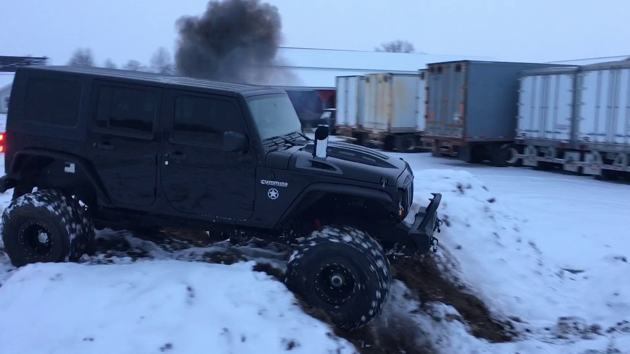 Compilation video of “Jealous Again” The  12 valve Cummins Jeep Wrangler  JKU - YouTube