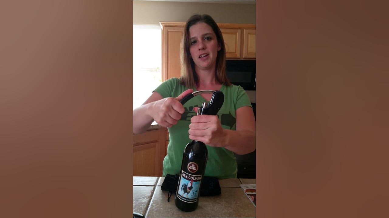 Pampered Chef Wine Bottle Opener YouTube