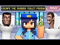 😱 HOW TO ESCAPE APHMAU From SKIBIDI TOILET PRISON In Minecraft 360°!?