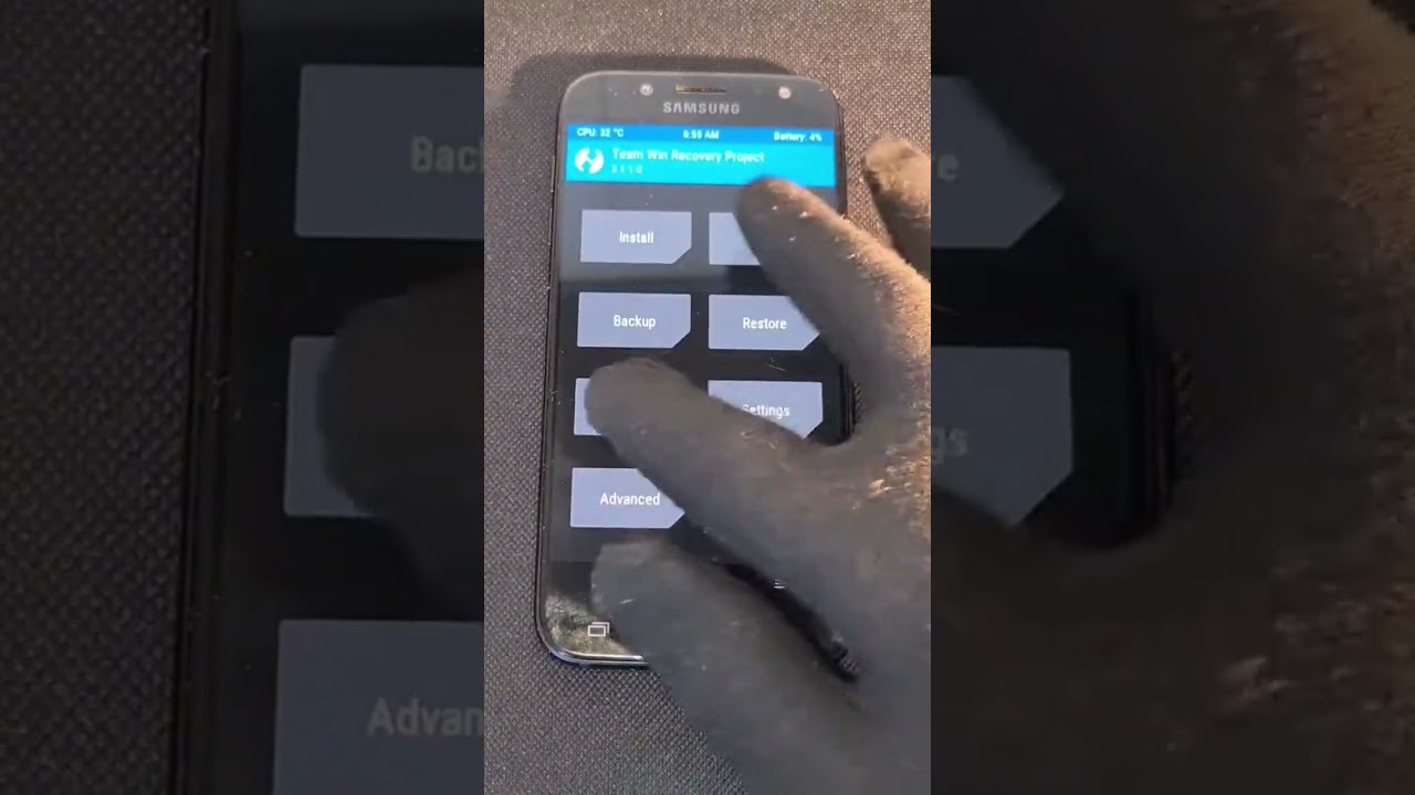 TWRP Recovery for Samsung Galaxy phone  