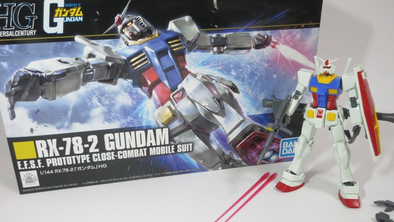 ガンプラレビュー】原点回帰 HGUG 1/144 RX-78-2 ガンダム Part 1