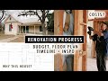 Home Renovation: BUDGET, FLOOR PLAN, PROGRESS + more | XO, MaCenna