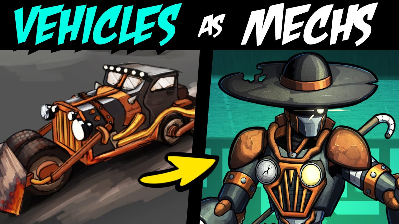 What if VEHICLES Were MECH ARMORS?! (Stories & Speedpaint)