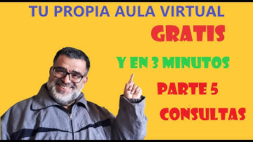 Consultas en Moodle, especialmente útil para ABP, tu aula virtual en 3 minutos y gratis en milaulas.