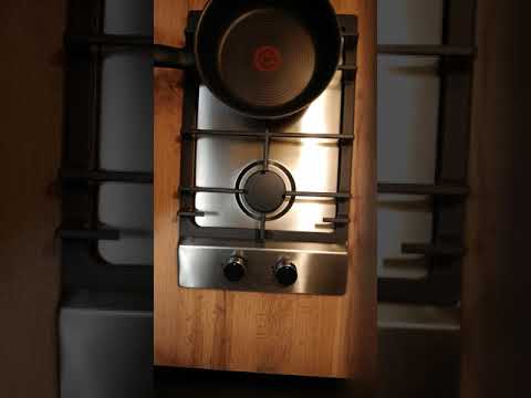Варочная поверхность газовая Luxor PGX 320 BK Turbo Steel, нержавеющая сталь + подарок Wok подставка