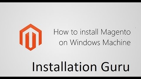How to install Magento on Windows full Magento Admin Panel View