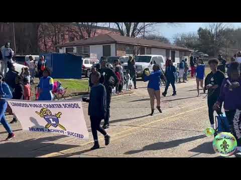 Linwood Public Charter School • “Krewe of Sobek" Mardi Gras Parade 2023 | Shreveport, Louisiana