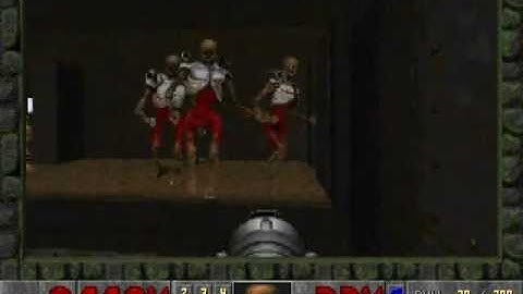 Doom2 map6 100% kills and secrets UV
