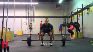 Clean and Squat Jerk up to 185lbs
