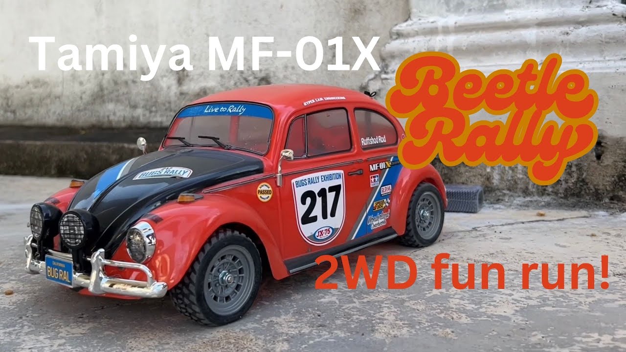 Super agile 2WD Tamiya MF-01X VW Beetle Rally