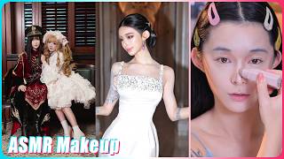 Mitsuisen✨Aesthetic ASMR Makeup Tutorial✨Best satisfying makeup asmr🍃Beauty Secrets🌿523