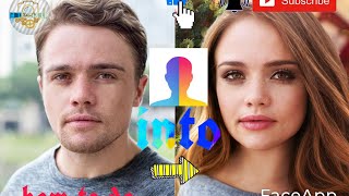 Face app tutorial-age,smile,gender change using face app|M techx LK screenshot 4
