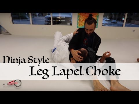 Sneaky Leg-Lapel Choke from mount