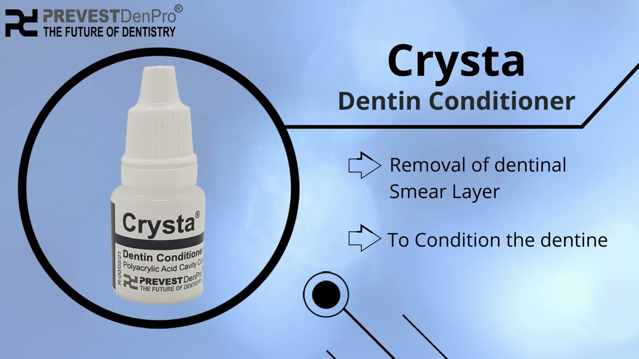 Crysta Dentin Conditioner Polyacrylic Acid Cavity Conditioner Prevest