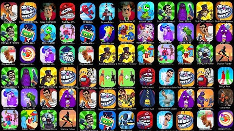 Slap Kings, Join Clash 3D, Mr Bean ATW, Run Race 3D, Flip Dunk, Jetpack Jump, Temple Run 2