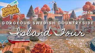 BEAUTIFUL SWEDISH COUNTRYSIDE ISLAND TOUR | Animal Crossing New Horizons