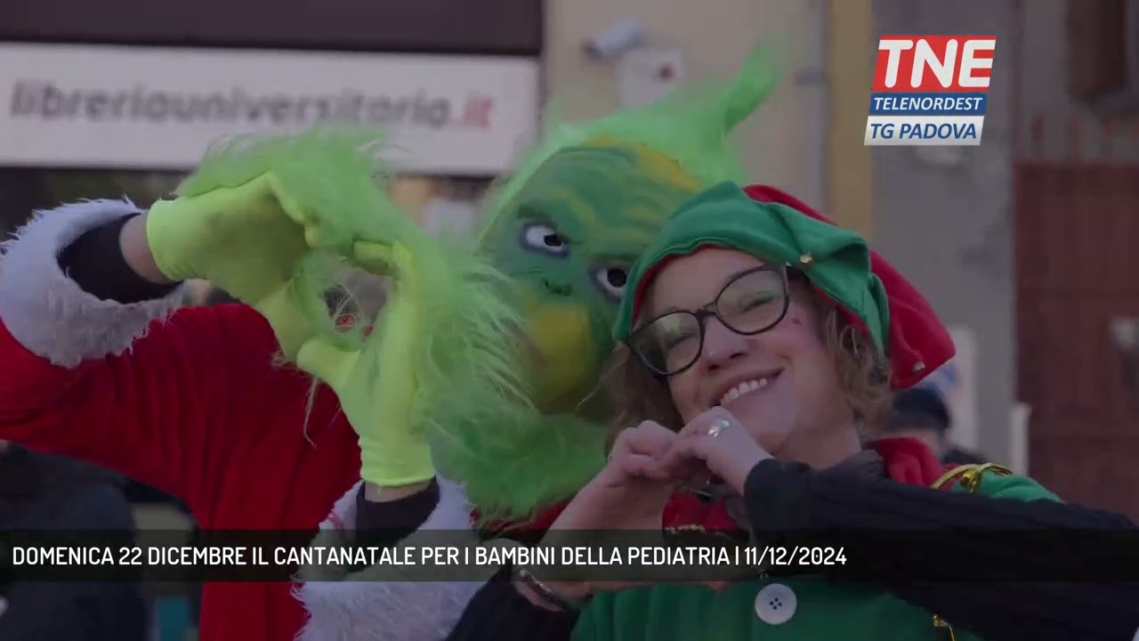 DOMENICA 22 DICEMBRE IL CANTANATALE PER I BAMBINI DELLA PEDIATRIA | 11/12/2024