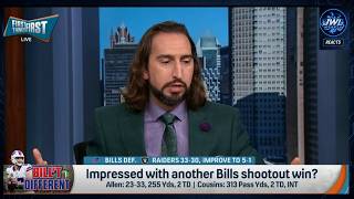 Nick Wright ADMITS Josh Allen's GREATNESS With Buffalo Bills 👀 FIRST THINGS FIRST REACTION | NFL
