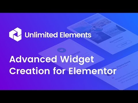 Advanced Widget Creation
