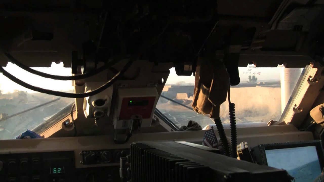 View from an M-ATV of area outside of Marjah, Afghanistan. Video by Ed Darack