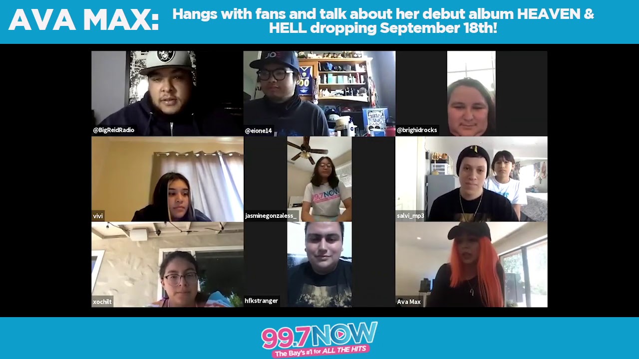 Ava Max talks Heaven & Hell and Answers Fan Question’s In A Virtual Meet & Greet!