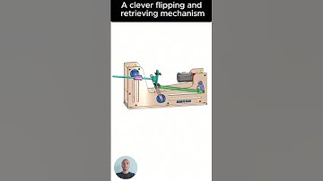 A clever flipping and retrieving mechanism #shorts #engineering #mechanical #working