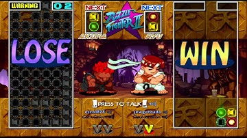 Super Puzzle Fighter II Turbo HD Remix - esco1878 (Akuma) vs jewgetnada (Ryu) - Online Player Match