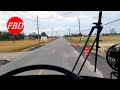 2018-12-25 Driving an MCI bus West toward Houston on Highway 90 East