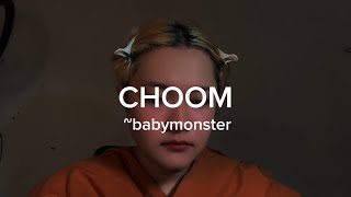 LIRIK DUGONG ( SUPER EASY LYRIC ) CHOOM - BABYMONSTER