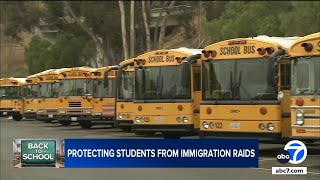 SoCal immigration raids: LAUSD creates new bus routes, safe zones to keep students safe