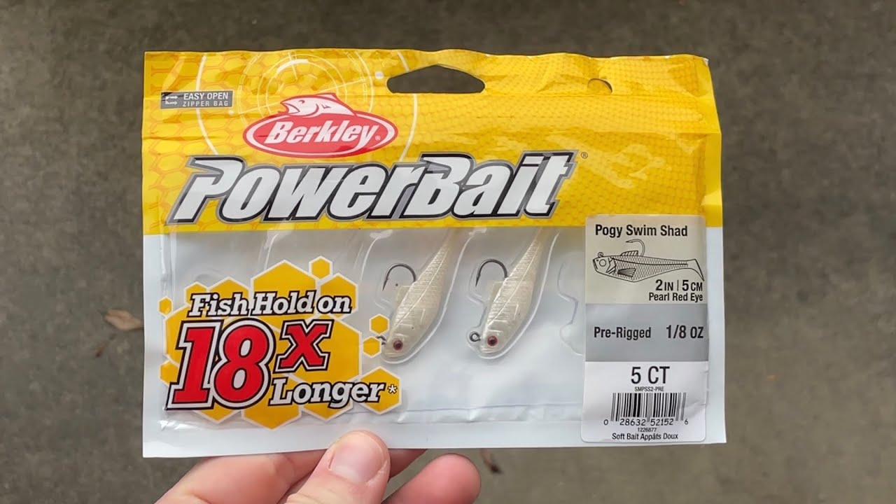 Berkley Power Bait Pre-Rigged Swim Shad, 2 Inch, 3.5 Gm