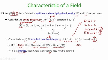 lec68 Finite Fields and Properties I