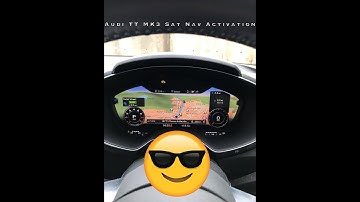 Audi TT Mk3 Sat Nav Activation