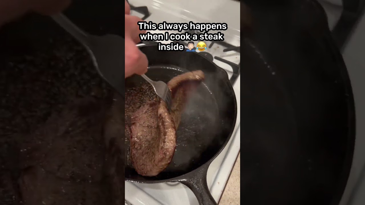 My fire alarm goes off when I cook steak